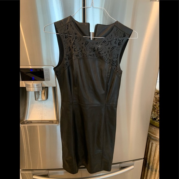 Faux leather mini dress - Picture 1 of 2